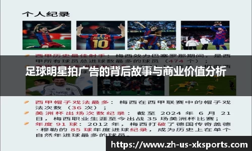 足球明星拍广告的背后故事与商业价值分析